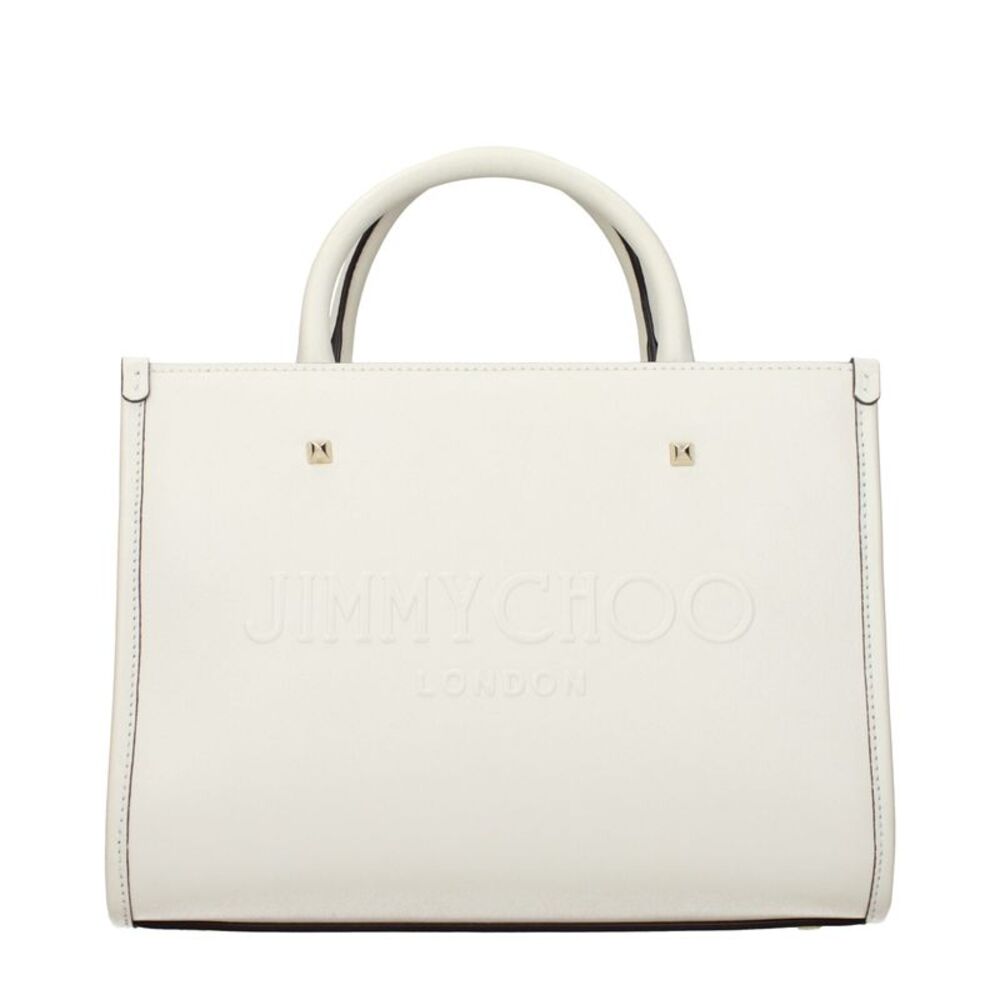 Jimmy Choo White Leather Women's Handbag